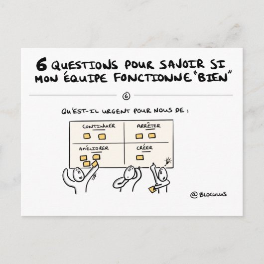 Teamcoaching-Karte 6/6: Action! Postkarte (Vorderseite)