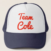 TeamCole Truckerkappe (Vorderseite)