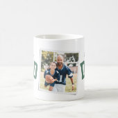 Teamdad Familienname 1 Foto sportlich grün Kaffeetasse (Mittel)