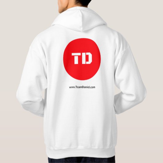 TeamDaniel Unisexhoodie Hoodie (Rückseite)