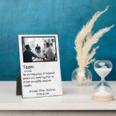 Teamdefinition und Teamarbeit im Foto Fotoplatte (Seite)