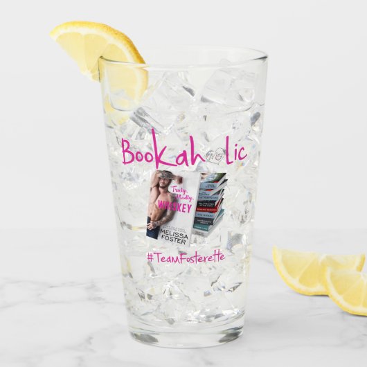 #TeamFosterette Bookaholic Drink Glass Glas (Vorderseite Ice)
