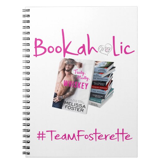 #TeamFosterette Bookaholic Notizbuch Notizblock (Vorderseite)