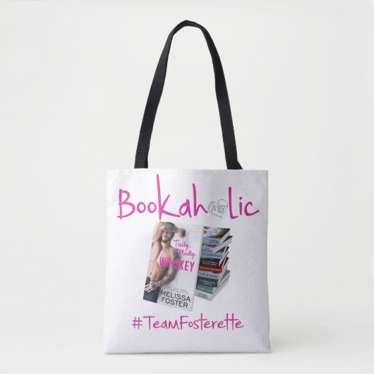 #TeamFosterette Bookaholic Tote Bag Tasche (Vorderseite)