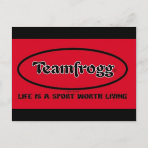 Teamfrogpostkarte 1 postkarte