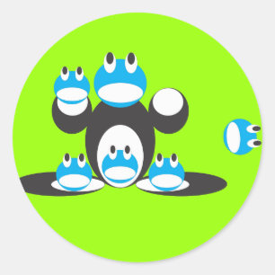Teamfrosch - Aufkleber