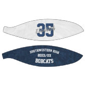 Teamgeist der blauen weißen Mädchen Basketball