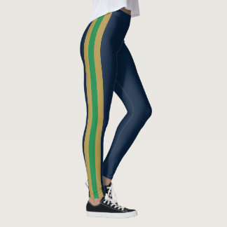 Teamgeist der Iren, Grün, Gold und Blau Leggings