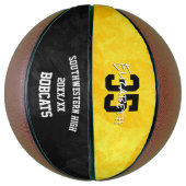 Teamgeist der schwarzen Goldmädchen Basketball (Vertikal)