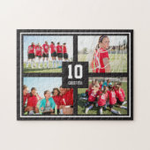 Teamgeist EDITABLE FARBE Personalisierte Puzzle (Horizontal)
