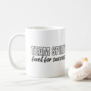 Teamgeist Inspirierender Zitat Geschäft Mitarbeite Kaffeetasse