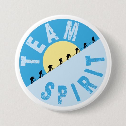 Teamgeist - Klettern Button (Vorderseite)
