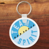 Teamgeist - Klettern Schlüsselanhänger (Vorderseite)