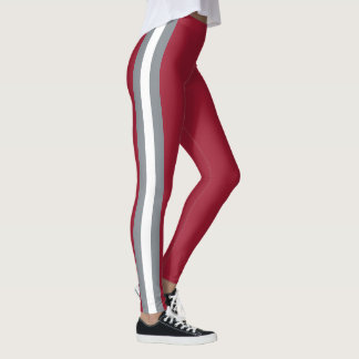 Teamgeist von Alabama auf Karmesinrot Leggings