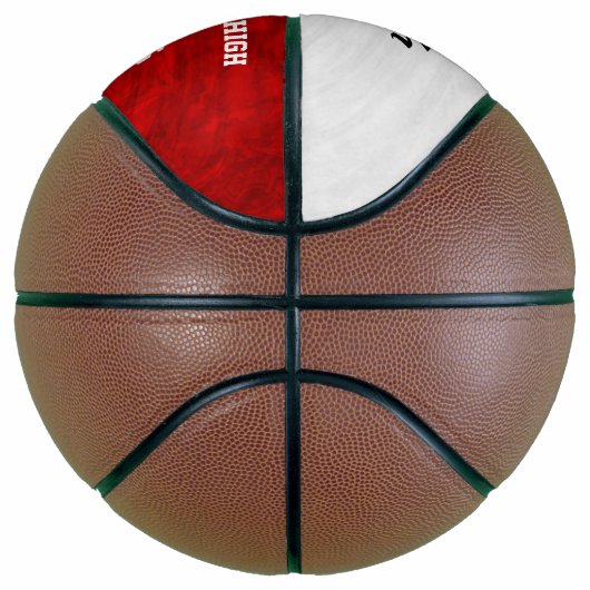 Teamgeist von roten weißen Mädchen Basketball (Rechts)