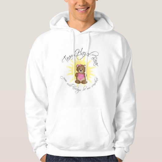 Teamhaselnußbär Hoodie (helle Farben) (Vorderseite)