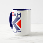 TeamK-Kamala Harris Tasse (Vorderseite Links)