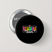 Teamlehrer zurück zur Schule lesen Lehre Button (Vorne & Hinten)