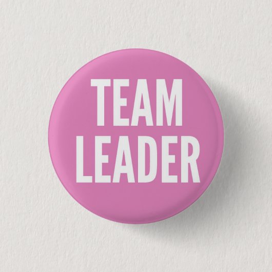 Teamleiter Button (Vorderseite)