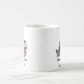 Teamleiter Cartoon-Mann Kaffeetasse (Mittel)