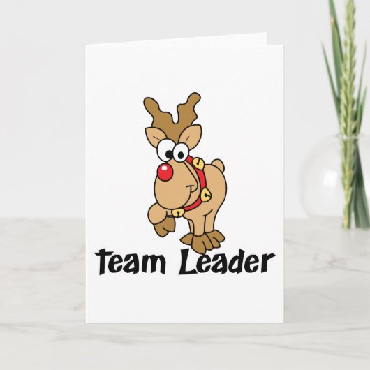 Teamleiter Feiertagskarte (Vorderseite)