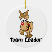 Teamleiter Rudolph Keramik Ornament (Hinten)