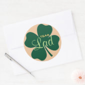 Teamleiter Runder Aufkleber (Umschlag)