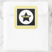 Teamleiter Star Funky Aufkleber (Tasche)