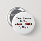 Teamleiter-/Zombie-Jäger Button (Vorne & Hinten)
