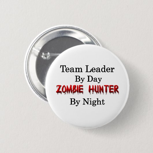 Teamleiter-/Zombie-Jäger Button (Vorne & Hinten)