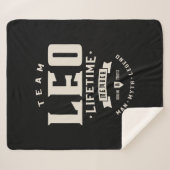 Teamleo Lifetime Personalisierter Name Sherpadecke (Vorderseite (Horizontal))