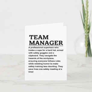 Teammanager Karte