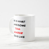 Teammitglied, phantastisch kaffeetasse (Vorderseite Links)