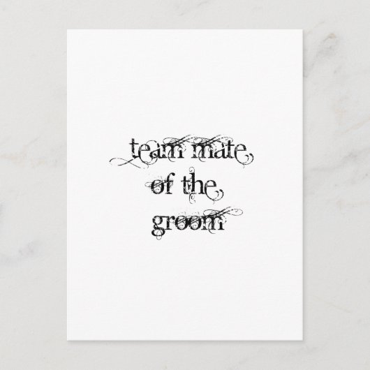 Teammitglied Postkarte (Vorderseite)