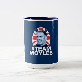 #TEAMMOYLES Kaffee-Tassen-Blau Zweifarbige Tasse