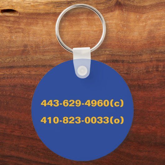 Teammutter Hustelumlaufaluminium Schlüsselanhänger (Rückseite)