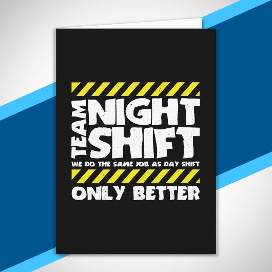 Teamnachtsarbeiter - Lagerarbeiter Karte