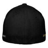 Teamname Eigener bestickter Baseball-Cap Bestickte Baseballkappe (Rückseite)