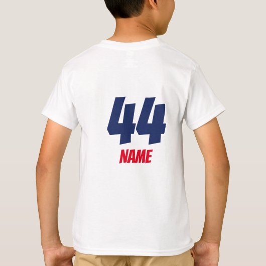 [Teamname] Gridiron Berserker #44 Anpassbar T-Shirt (Rückseite)