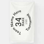 Teamname hier Name Turnierjahr hinzufügen Banner (Vertikal)