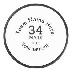 Teamname hier Name Turnierjahr hinzufügen Eishockey Puck