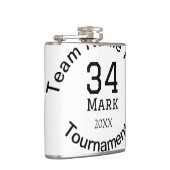 Teamname hier Name Turnierjahr hinzufügen Flachmann (Rechts)