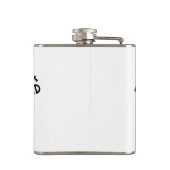 Teamname hier Name Turnierjahr hinzufügen Flachmann (Rückseite)