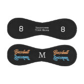 Teamname Number Mit Monogramm Moderne Stilvoll Baseball (Paneele)