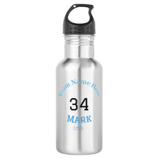 Teamname Spielername Datum Sports Männer Edelstahlflasche