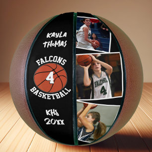 Teamname und -nummer des benutzerdefinierten Fotos Basketball