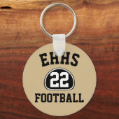 Teamname und Teamnummer/Klassenjahr Schlüsselanhänger (Vorderseite)