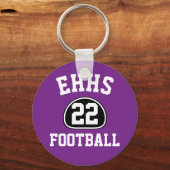 Teamname und Teamnummer/Klassenjahr Schlüsselanhänger (Vorderseite)