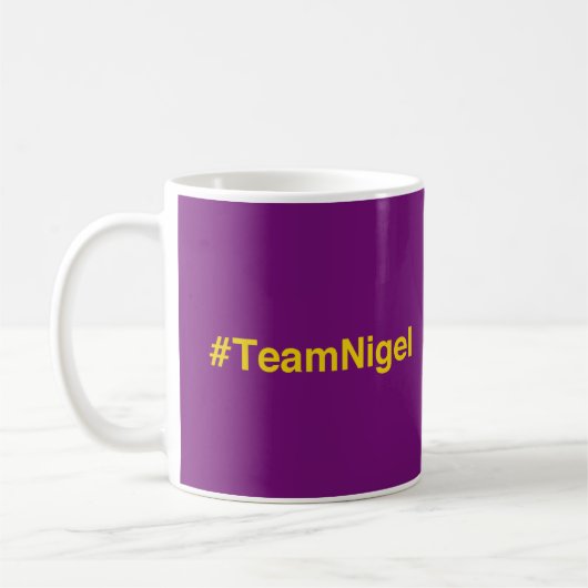 TeamNigel Kaffee-/Tee-Tasse Kaffeetasse (Links)