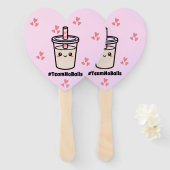 #TeamNoBalls Balls Bubble Tea Boba Geschlecht Enth Fächer (Vorne und Hinten)